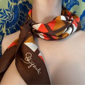 Schiaparelli tiled silk scarf